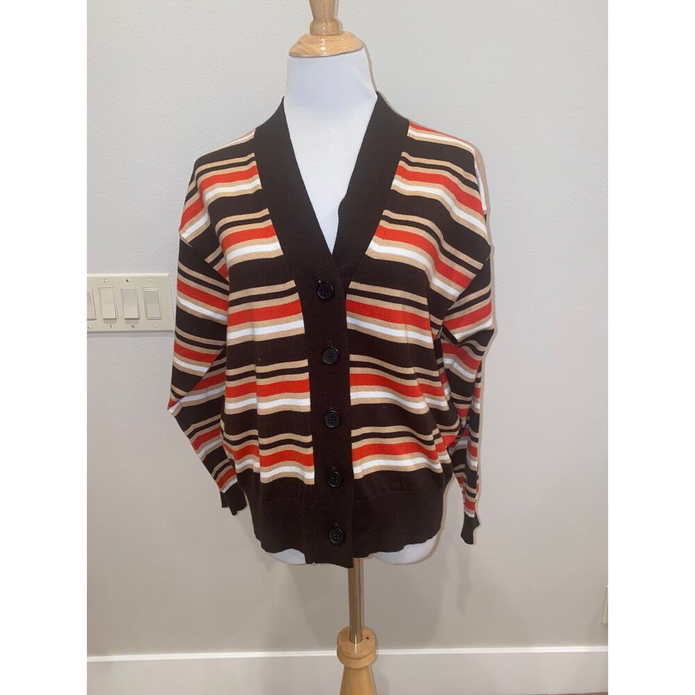 Uniqlo x Marni Striped Cardigan Sweater Size Small